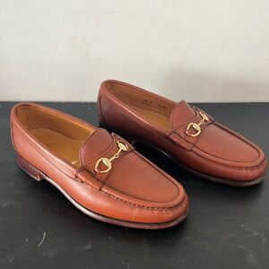 Alden: The cape cod collection in Brown leather with gold horsebit